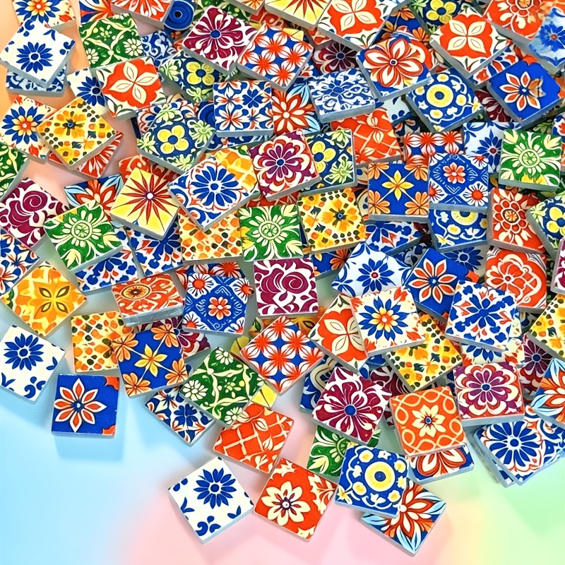 Candle Making Items - 100/200g of Colorful Mosaic Materials, 2.3*2.3cm