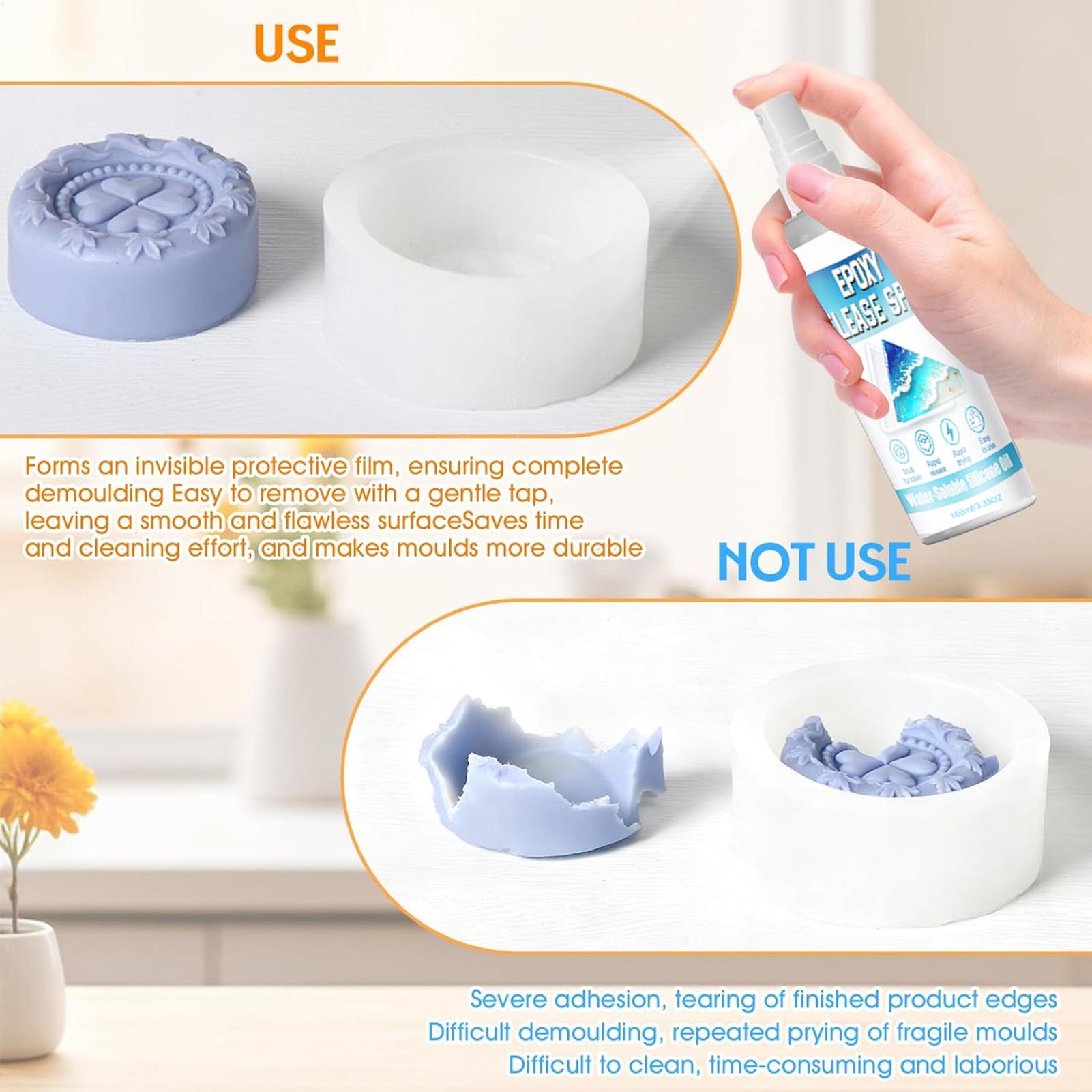 100ml Silicone Release Spray E - đánh giá và giá Candle Making Items