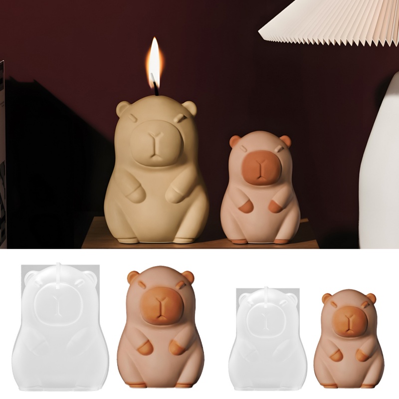 Capybara Pudding Baking Silico - đánh giá và giá Candle Making Items