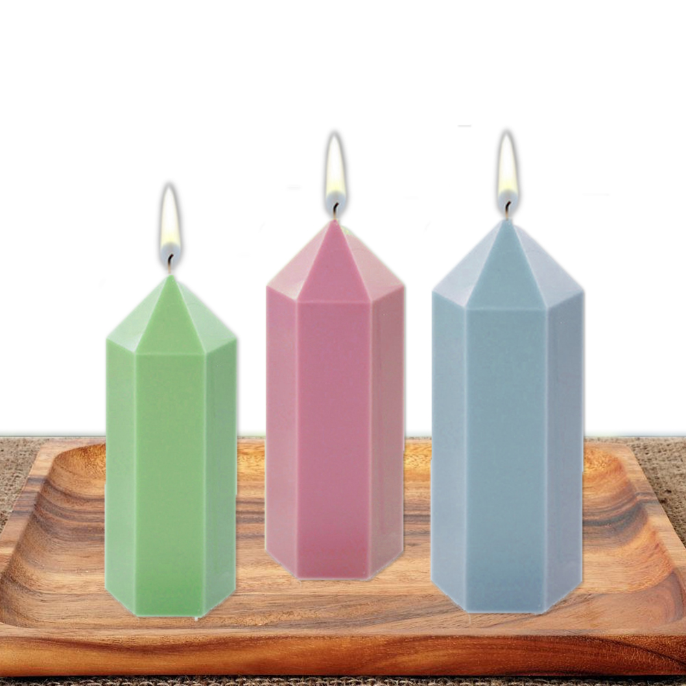 3D Hexagonal Column Candle Mol - đánh giá và giá Candle Making Workshop