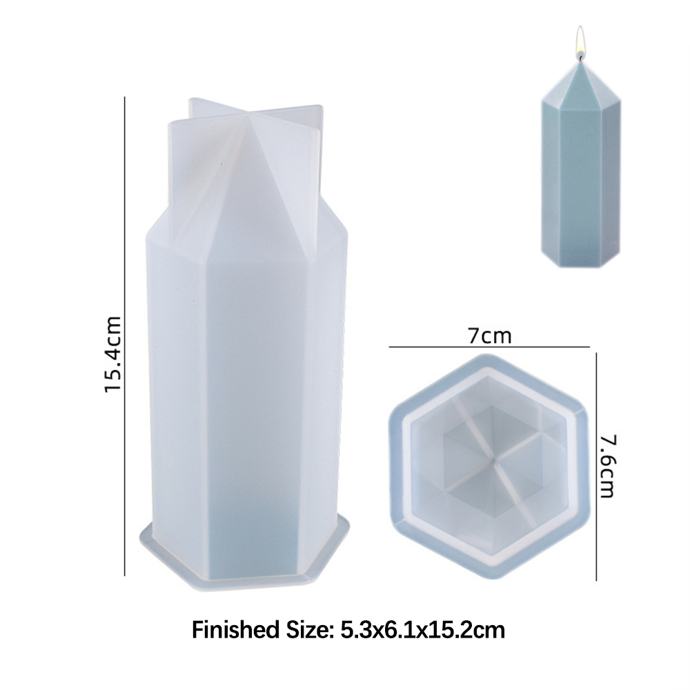 3D Hexagonal Column Candle Mol - đánh giá và giá Candle Making Workshop