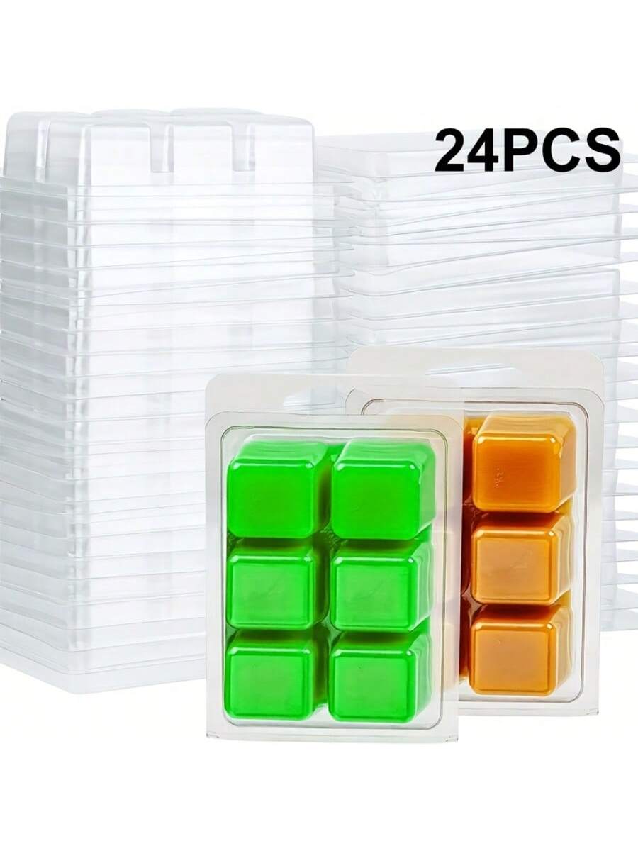 12/24 Pieces Rectangular 6-Hol - đánh giá và giá Candle Making Gel Wax