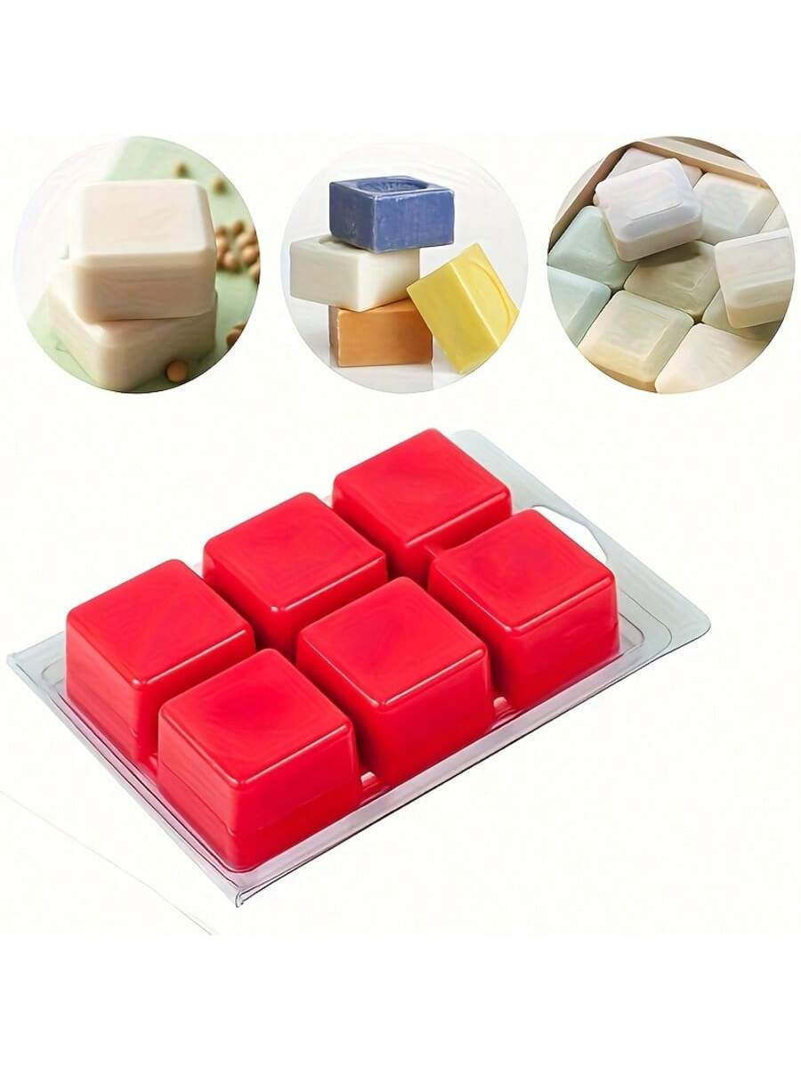 12/24 Pieces Rectangular 6-Hol - đánh giá và giá Candle Making Gel Wax