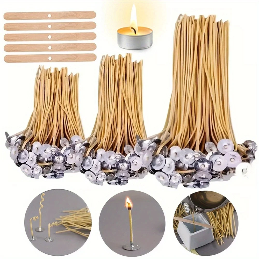 Candle Wicks 50 PCS 8 Inch Hem - đánh giá và giá Candle Making Workshop