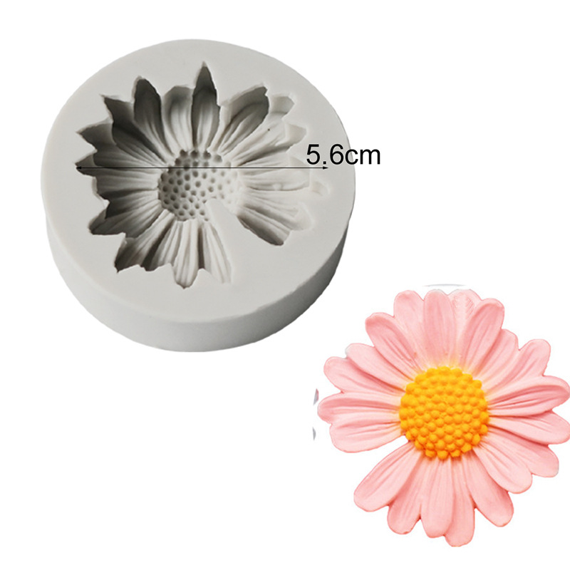 3D Hoa Cúc Khuôn Hoa Mặt Trời  - đánh giá và giá Candle Making Items