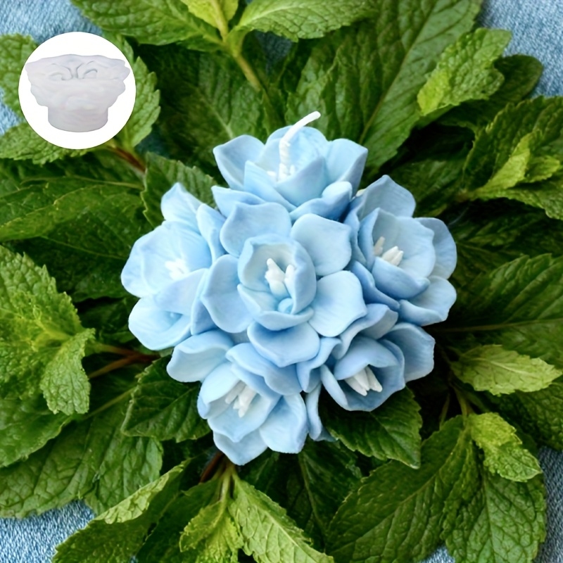 1 Hydrangea Candle Silicone Mo - đánh giá và giá Candle Making Items