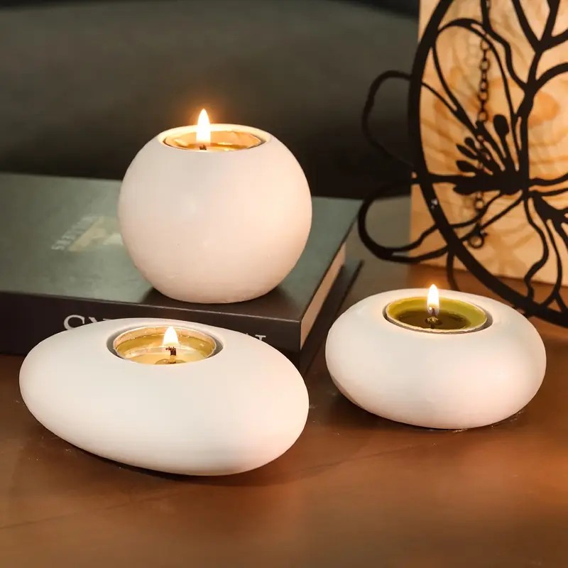 Tealight Candle Holder Resin S - đánh giá và giá Candle Making Items
