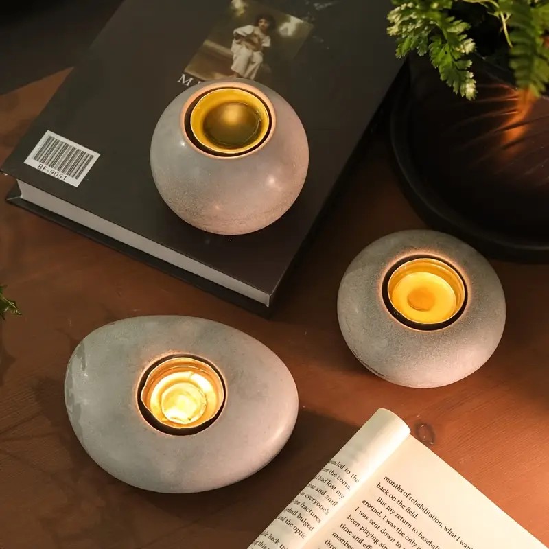 Tealight Candle Holder Resin S - đánh giá và giá Candle Making Items