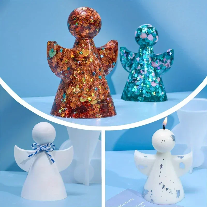 1Pack Silicone Angel Resin Mol - đánh giá và giá Candle Making Gel Wax