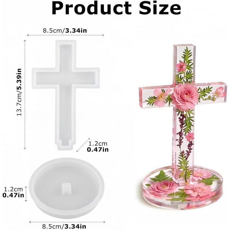 Two silicone molds with a base - đánh giá và giá Candle Making Items