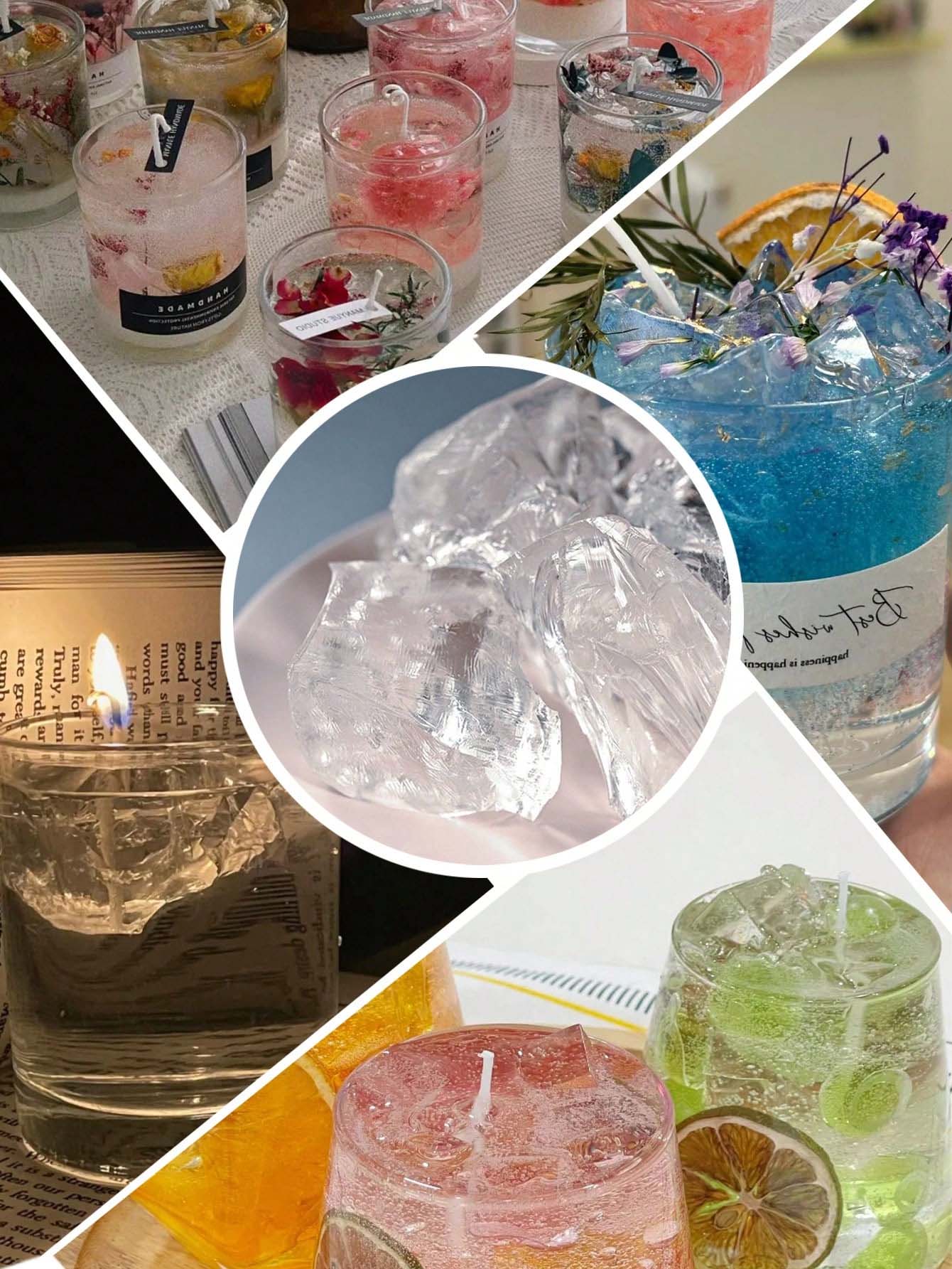 100g/500g/1kg Transparent Jell - đánh giá và giá Candle Making Gel Wax