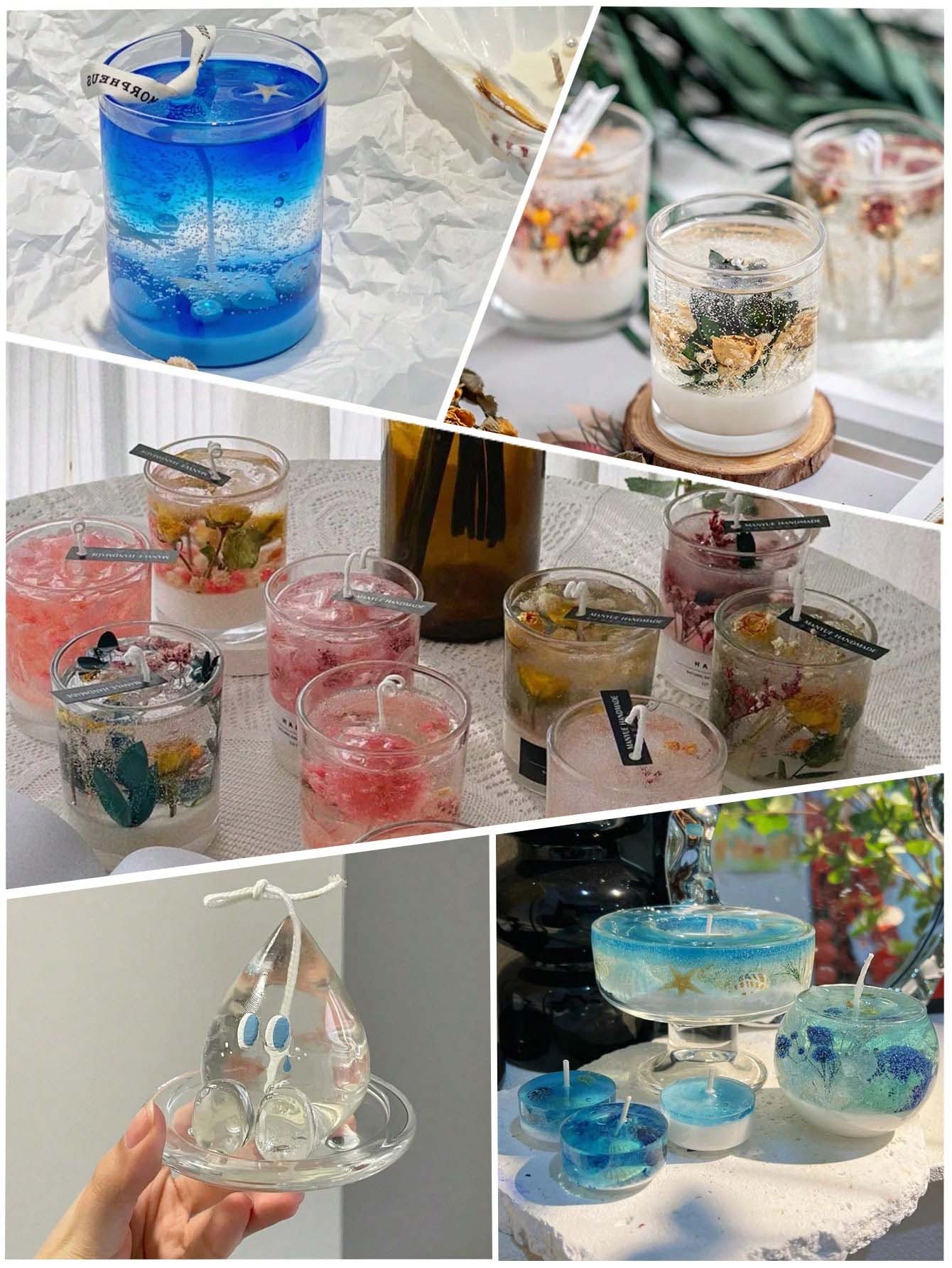 100g/500g/1kg Transparent Jell - đánh giá và giá Candle Making Gel Wax