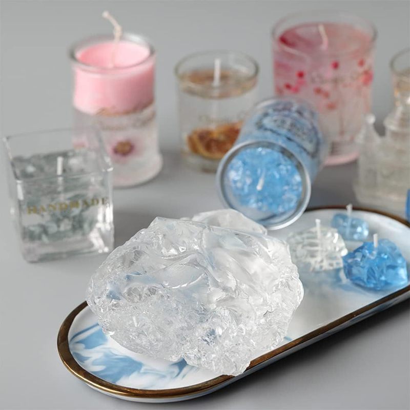 100/200/350g Clear Jelly Wax,  - đánh giá và giá Candle Making Gel Wax